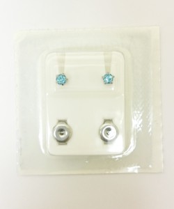 ピアス（Ｓアクアマリン）